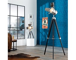 Lampa stojąca Movie II 95-140cm srebrna