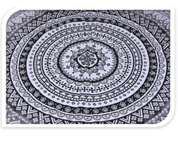 Ręcznik India 150 cm- czarny