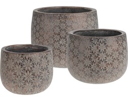 Zestaw 3 donic Flowers - fioletowe