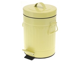 Kosz na śmieci 3L - żółty