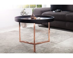 Stolik kawowy Honey 60 cm czarno-miedziany
