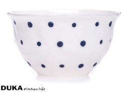 Miska 500 ml w granatowe kropki