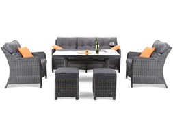 Meble ogrodowe technorattanowe California Grey / Grey