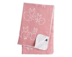 Kids Concept Kocyk Dwustronny Edvin Pink - Kids Concept