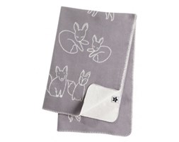 Kids Concept Kocyk Dwustronny Edvin Grey - Kids Concept