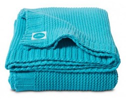 Koc tkany Funky Chunky Aqua - Jollein