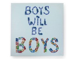 Childhome, Obrazek Boys Will Be Boys 75x75x4 cm - Childhome