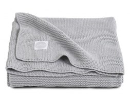 Jollein, Koc Basic knit Light grey 100x150cm - Jollein