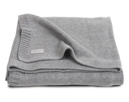 Jollein, Koc Natural Knit Grey 100x150cm - Jollein