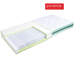 JANPOL ERATO - materac multipocket, sprężynowy, Rozmiar - 90x200, Pokrowiec - Medicott Silverguard