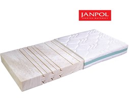JANPOL HYPNOSIS - materac lateksowy, piankowy, Rozmiar - 140x200, Pokrowiec - Jersey Standard