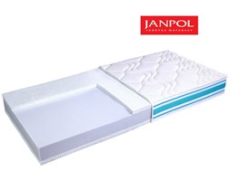 JANPOL LUNA - materac lateksowy, piankowy, Rozmiar - 200x190, Pokrowiec - Jersey Standard