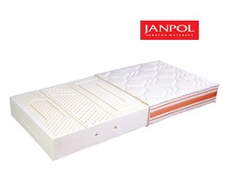 JANPOL PIANO - materac lateksowy, piankowy, Rozmiar - 90x190, Pokrowiec - Jersey Standard
