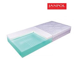 JANPOL PULSE ELEGANT - materac lateksowy, piankowy, Rozmiar - 160x190, Pokrowiec - Medicott Silverguard