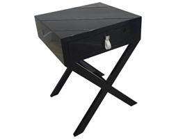 SZAFKA NOCNA HAMPTON CROSS BLACK SL COLLECTION