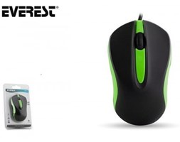 EVEREST SM-246 Mouse 1200 DPI Black/Green