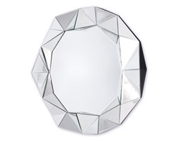 LUSTRO OKRĄGŁE DEKORACYJNE " DIAMOND " 80 x 6 x 80 cm