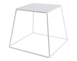 Stolik Cube metalowy biały