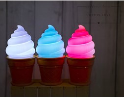 Lampka ICE CREAM - wybór kolorów