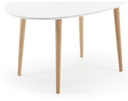Stół rozkładany Carina 140(220)x90cm biały
