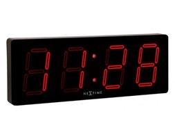 Zegar ścienny BIG D - NEXTIME - DECOSALON - Zakupy bez ryzyka
