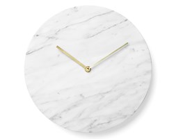 Zegar ścienny Marble Clock, biały - MENU - DECOSALON - Zakupy bez ryzyka