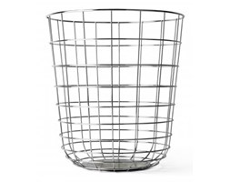 Kosz druciany Wire Bin Chrome - MENU - DECOSALON - Zakupy bez ryzyka