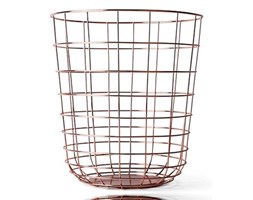 Kosz druciany Wire Bin Copper - MENU - DECOSALON - Zakupy bez ryzyka