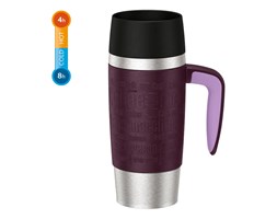 Kubek termiczny z uchwytem Travel Mug, 0,36 L, fioletowy - EMSA - Sprawdź dostępność na WWW.DECOSALON.PL