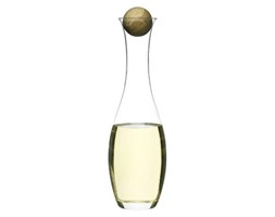 Oval Oak — karafka do wina z dębowym korkiem, poj. 1 L - SAGAFORM - Produkt dostępny na WWW.DECOSALON.PL