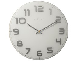 Zegar ścienny Classy Large biały - NEXTIME - DECOSALON - Zakupy bez ryzyka