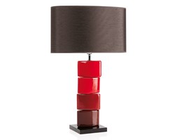 Lampa stołowa CHANELA czerwona, 4317 - ENVY - DECOSALON - Zakupy bez ryzyka