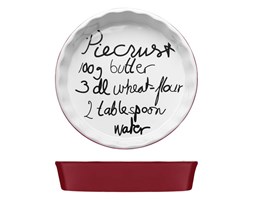 Pie — żaroodporne naczynie na tartę, przepis, 24 cm - SAGAFORM - Produkt dostępny na WWW.DECOSALON.PL