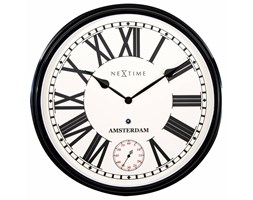 Zegar ścienny Amsterdam, 52 cm - NEXTIME - DECOSALON - Zakupy bez ryzyka