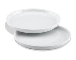 Zestaw dwóch porcelanowych talerzyków Nordic - SKAGERAK - DECOSALON - Zakupy bez ryzyka