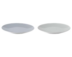Zestaw dwóch talerzy Emma, niebieskie - STELTON - DECOSALON - Zakupy bez ryzyka