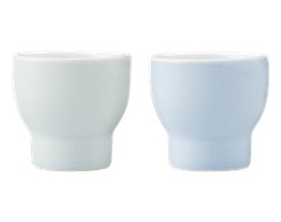 Zestaw dwóch kieliszków do jajek Emma, niebieskie - STELTON - DECOSALON - Zakupy bez ryzyka