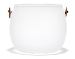 Wazon Design With Light, matowy, 12 cm - HOLMEGAARD - DECOSALON - Zakupy bez ryzyka