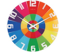 Zegar ścienny Rainbow - NEXTIME - DECOSALON - Zakupy bez ryzyka