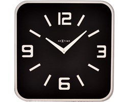 Zegar ścienny Shoko (black) - NEXTIME - DECOSALON - Zakupy bez ryzyka