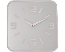 Zegar ścienny Shoko (white) - NEXTIME - DECOSALON - Zakupy bez ryzyka