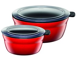 Zestaw 2 mis Fresh Bowls Piano Energy Red - SILIT - Sprawdź dostępność na WWW.DECOSALON.PL