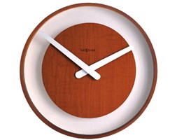 Zegar ścienny Wood Loop - NEXTIME - DECOSALON - Zakupy bez ryzyka