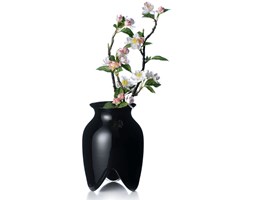 Wazon LIN UTZON - czarny 18 cm - ROSENDAHL COPENHAGEN - DECOSALON - Zakupy bez ryzyka