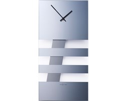 Zegar ścienny Bold Stripes Mirror - NEXTIME - DECOSALON - Zakupy bez ryzyka
