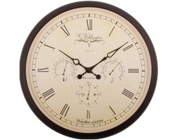 Zegar ścienny Wehlington Weather Station 45 cm - NEXTIME - DECOSALON - Zakupy bez ryzyka