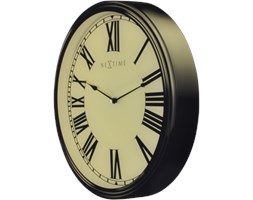 Zegar ścienny Houdini Brown - NEXTIME - DECOSALON - Zakupy bez ryzyka