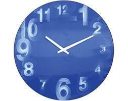 Zegar ścienny 3D Blue - NEXTIME - DECOSALON - Zakupy bez ryzyka