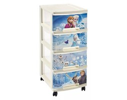 Praktyczny regał Curver Frozen 4 szuflady 222354