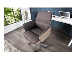 INVICTA INTERIOR FOTEL BIUROWY COMFORT szaro-beżowy